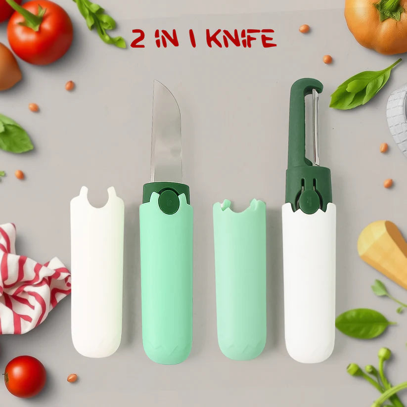 2-in-1 Multifunctional Knife and Peeler