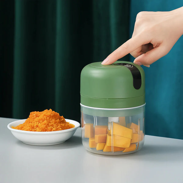 Wireless USB Rechargeable Mini Electric Garlic Machine