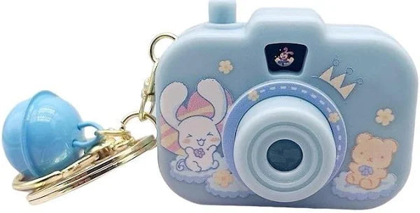 Cute Cartoon Projection Camera Keychain
