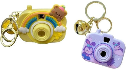 Cute Cartoon Projection Camera Keychain